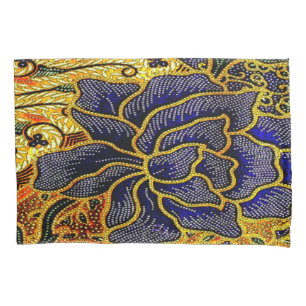Housse D'oreillers Cru, batik indonésien