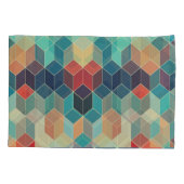 Housse D'oreillers Cubes géométriques Hipster : arrière - plan de mos (Dos)