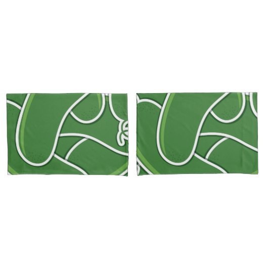 Housse D'oreillers Cucumber (devant-Set)