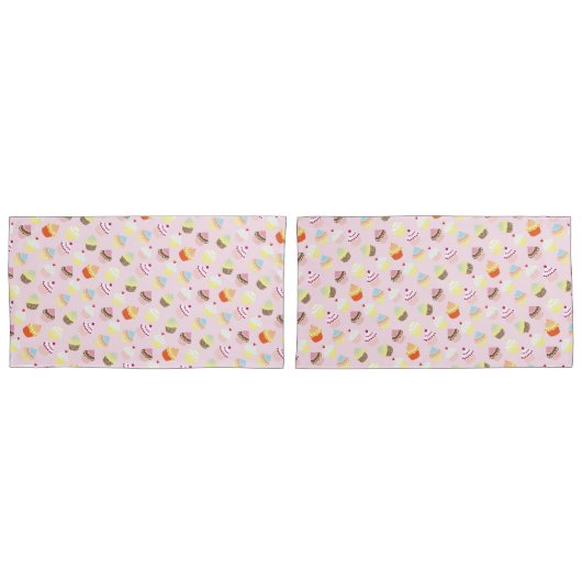 Housse D'oreillers Cupcake Party Pillowcases (devant-Set)