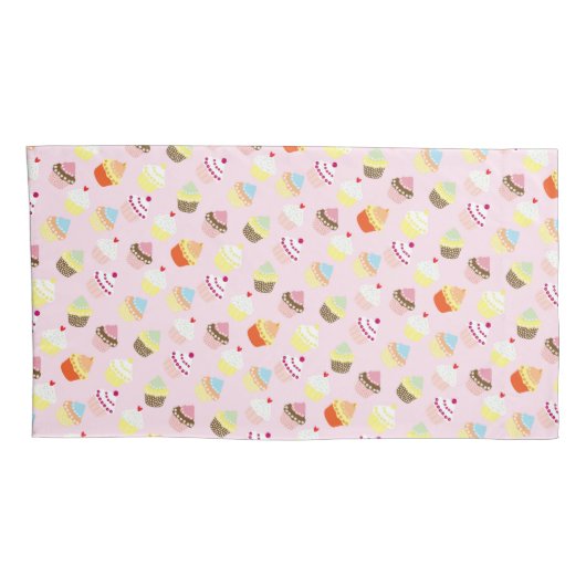 Housse D'oreillers Cupcake Party Pillowcases (Dos-Droit)