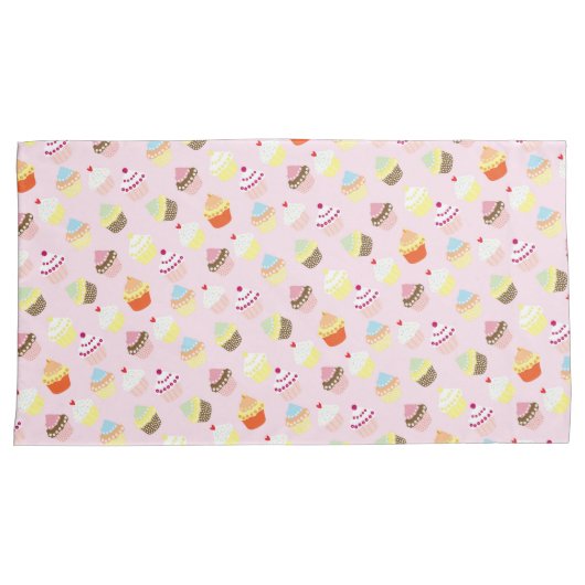 Housse D'oreillers Cupcake Party Pillowcases (devant-Droit)