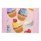 Housse D'oreillers Cupcakes (Dos)