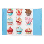 Housse D'oreillers Cupcakes (Dos)