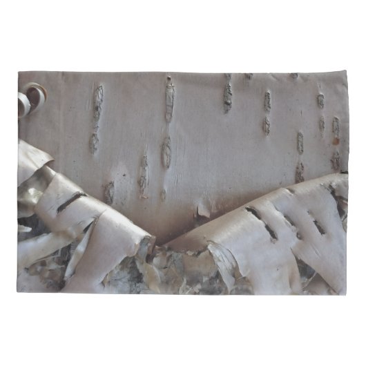 Housse D'oreillers Curly Birch Bark Tree Rustic (Dos)