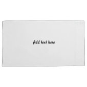 Housse D'oreillers Custom Quote Off Pillowcases – Personalized Bedr (devant-Droit)