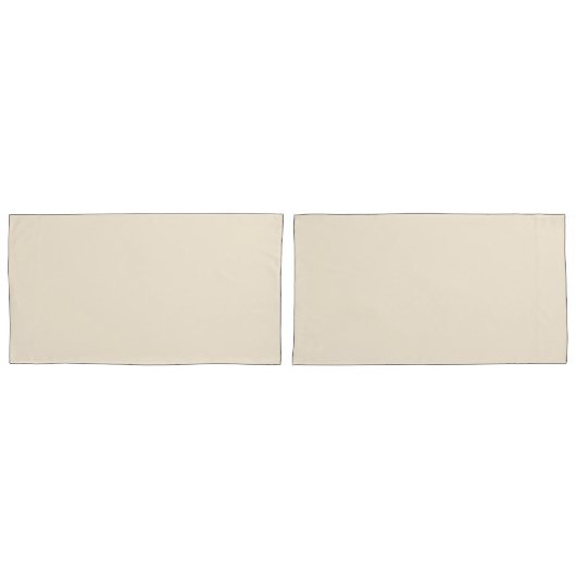 Housse D'oreillers Custom Text CreamPillowcases – Personalized Match (devant-Set)