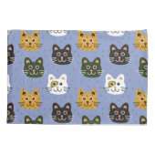 Housse D'oreillers Cute Cats Motif caricature chatons (Dos)