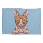 Housse D'oreillers Cute chat (Dos)