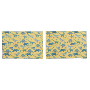 Housse D'oreillers Cute Dinosaur