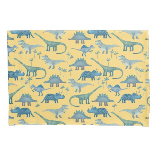 Housse D'oreillers Cute Dinosaur (devant-gauche)