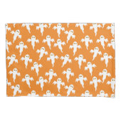Housse D'oreillers Cute Ghost Orange Halloween (devant-gauche)