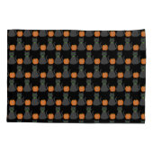Housse D'oreillers Cute Halloween Chat et Citrouille Double impressio (Dos)