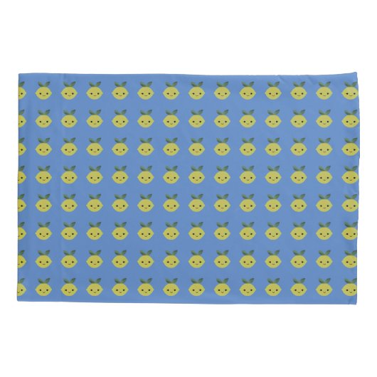 Housse D'oreillers Cute Kawaii Lemon (Dos)
