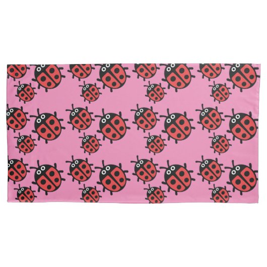 Housse D'oreillers Cute Kids ladybird Family Pillowcase (devant)