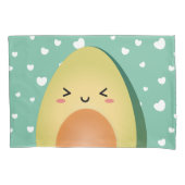 Housse D'oreillers Cute Matching Couple Avocados Funny Lets Avocuddle (devant)