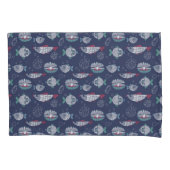 Housse D'oreillers Cute Motif de poisson (devant)