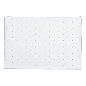 Housse D'oreillers Cute Noir blanc minuscule pois élégant motif (Dos-gauche)