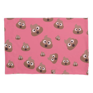 Housse D'oreillers Cute Poop Emoji Motif