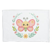 Housse D'oreillers Cute, ressort/papillon (devant)