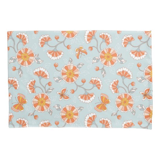 Housse D'oreillers Cute Vintage  Papillon Motif (devant)