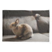Housse D'oreillers Cutest Baby Animals | Netherland Dwarf Rabbit (Dos)