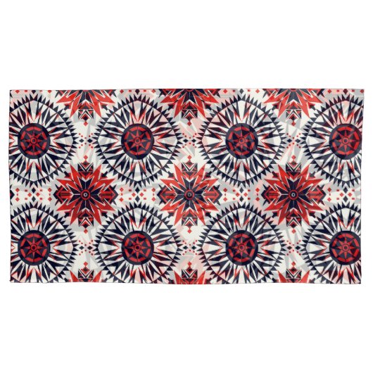 Housse D'oreillers Cyan doux "Cosmic Interlock" Étui-Pilote De Taille (devant)