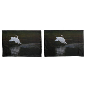 Housse D'oreillers Cygne trompette
