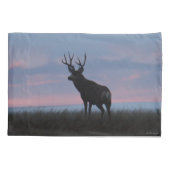 Housse D'oreillers D3 Mule Deer Buck Sunrise Buck (Dos)