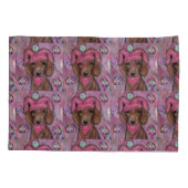 Housse D'oreillers Dachshund (Dos)