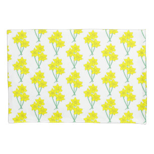 Housse D'oreillers Daffodiles Jaunes Fleurs de printemps Bunch Floral