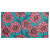Housse D'oreillers Dahlias (devant-gauche)
