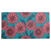 Housse D'oreillers Dahlias (devant-Droit)