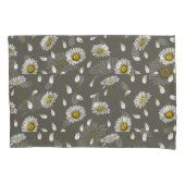 Housse D'oreillers Daisies chic motif (devant-gauche)