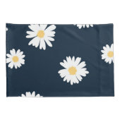 Housse D'oreillers Daisy On Blue Motif (Dos-Droit)