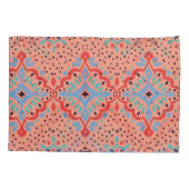 Housse D'oreillers Damas orientales, motif de poterie Talavera. (Dos)