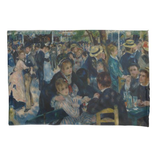 Housse D'oreillers Danse au Moulin de la Galette - Auguste Renoir (devant)
