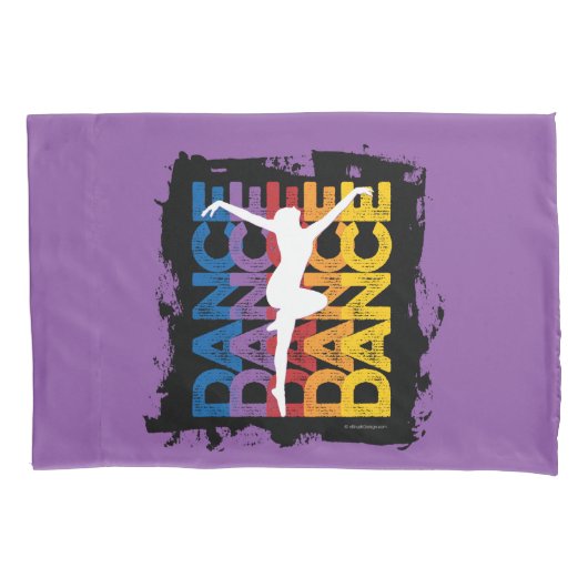 Housse D'oreillers Danse et Lettres (Danse et Danse) Coussin Coque (devant)