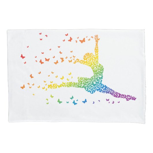 Housse D'oreillers Danseur de papillon (devant)