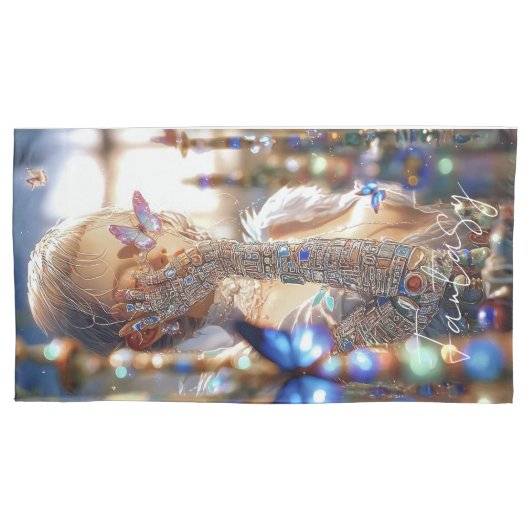 Housse D'oreillers Dark Fantasy Girl - Downtown Aesthetic (devant)