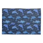 Housse D'oreillers Dauphins joueurs (Dos-gauche)