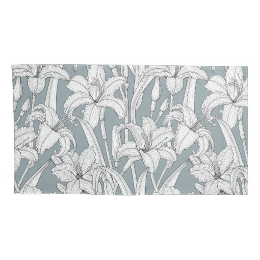 Housse D'oreillers Daylilies (Dos-Droit)