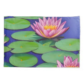 Housse D'oreillers De Charmantes Nappes D'Eau Rose (Dos-gauche)