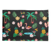 Housse D'oreillers 🌴 de collage tropical (différents côtés) Coque Co (Dos)