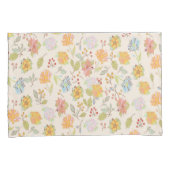 Housse D'oreillers De Jolies Fleurs de Pillowcases (devant-Droit)