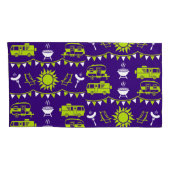 Housse D'oreillers Décor camping Caravan (Dos-Droit)