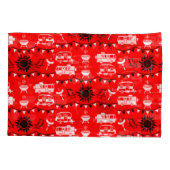 Housse D'oreillers Décor camping Caravan (Dos-gauche)