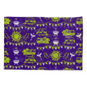 Housse D'oreillers Décor camping Caravan (Dos)