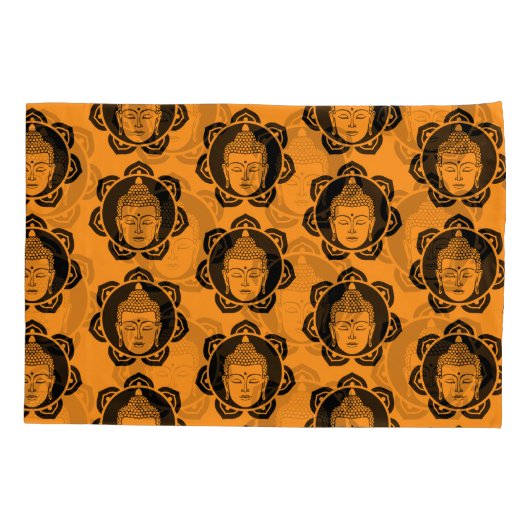 Housse D'oreillers Décor d'intérieur bouddhiste (Dos-gauche)