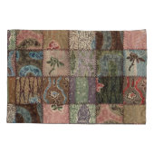 Housse D'oreillers Découpe à patchwork, texture 3D. (Dos)